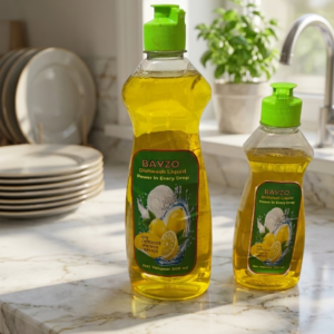 Bayzo Dish wash Liquid Lemon- 500ml + Free 250ml Dish wash Bottlee Pack