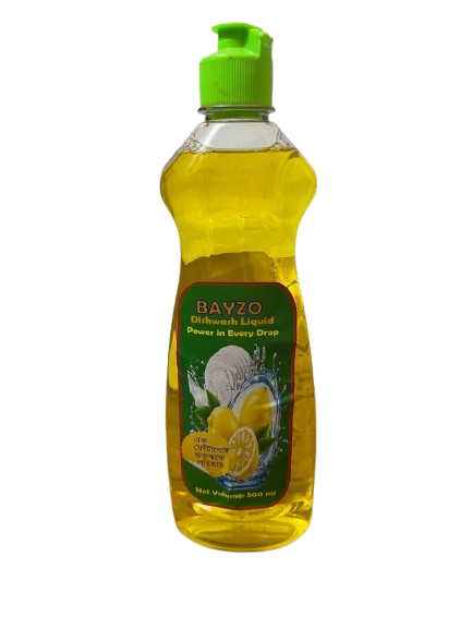 Bayzo Dish wash Liquid Lemon- 500ml + Free 250ml Dish wash Bottlee Pack - Image 2
